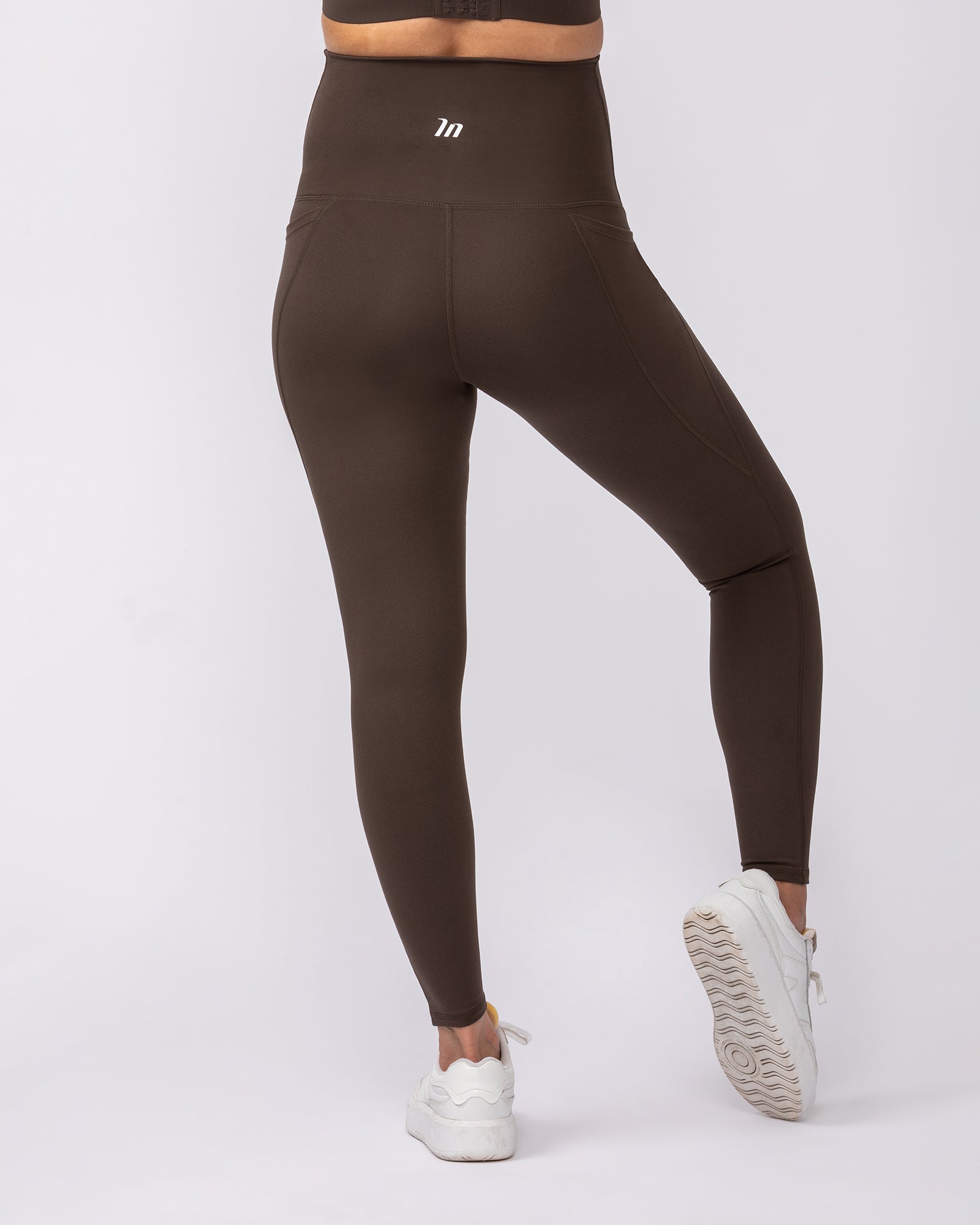Maternity Everyday Pocket Leggings - Deep Brown-Maternity-XS-92418DEPBRN-XS-MNAPPRL42759-5-Muscle Nation