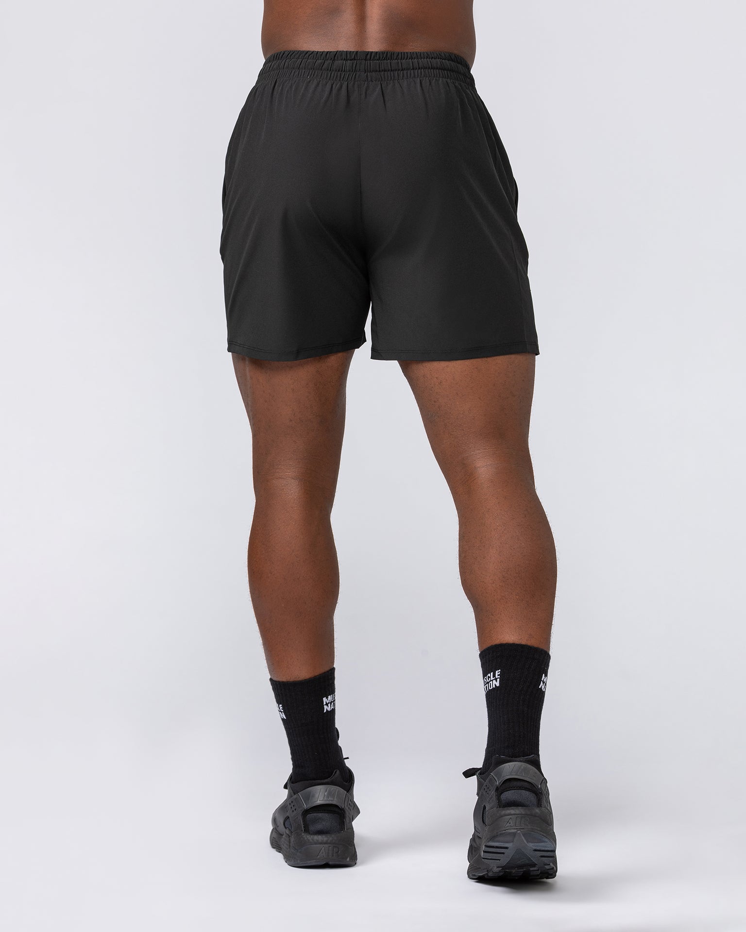 New Heights 4" Shorts - Black-Shorts-S-012246BLK-S-MNAPPRL13516-5-Muscle Nation