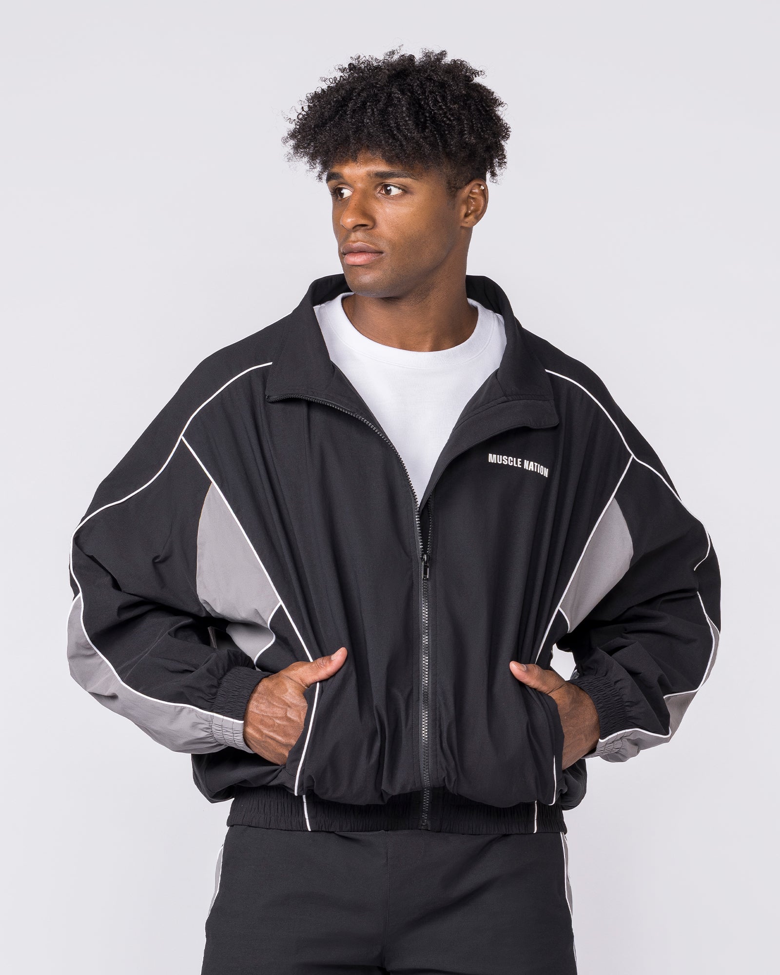 Command Windbreaker Zip Through - Black-Jackets-S-032636BLK-S-MNAPPRL49619-6-Muscle Nation