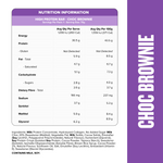 HIGH PROTEIN BAR Choc Fudge Brownie - Muscle Nation protein bar, view 2