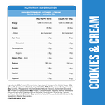 HIGH PROTEIN BAR Cookies & Cream - Muscle Nation protein bar, view 2