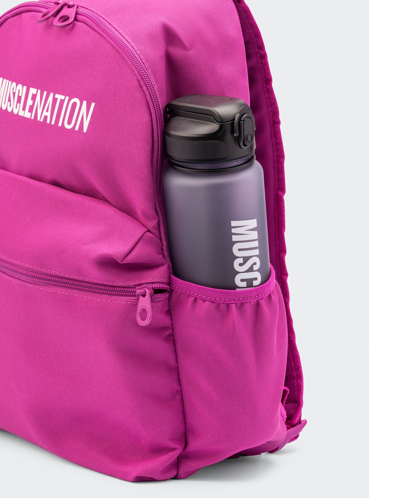 Muscle Nation Backpack - Radiant Orchid-Accessories-ACC1125217RORID-MNAPPRL47985-2-Muscle Nation