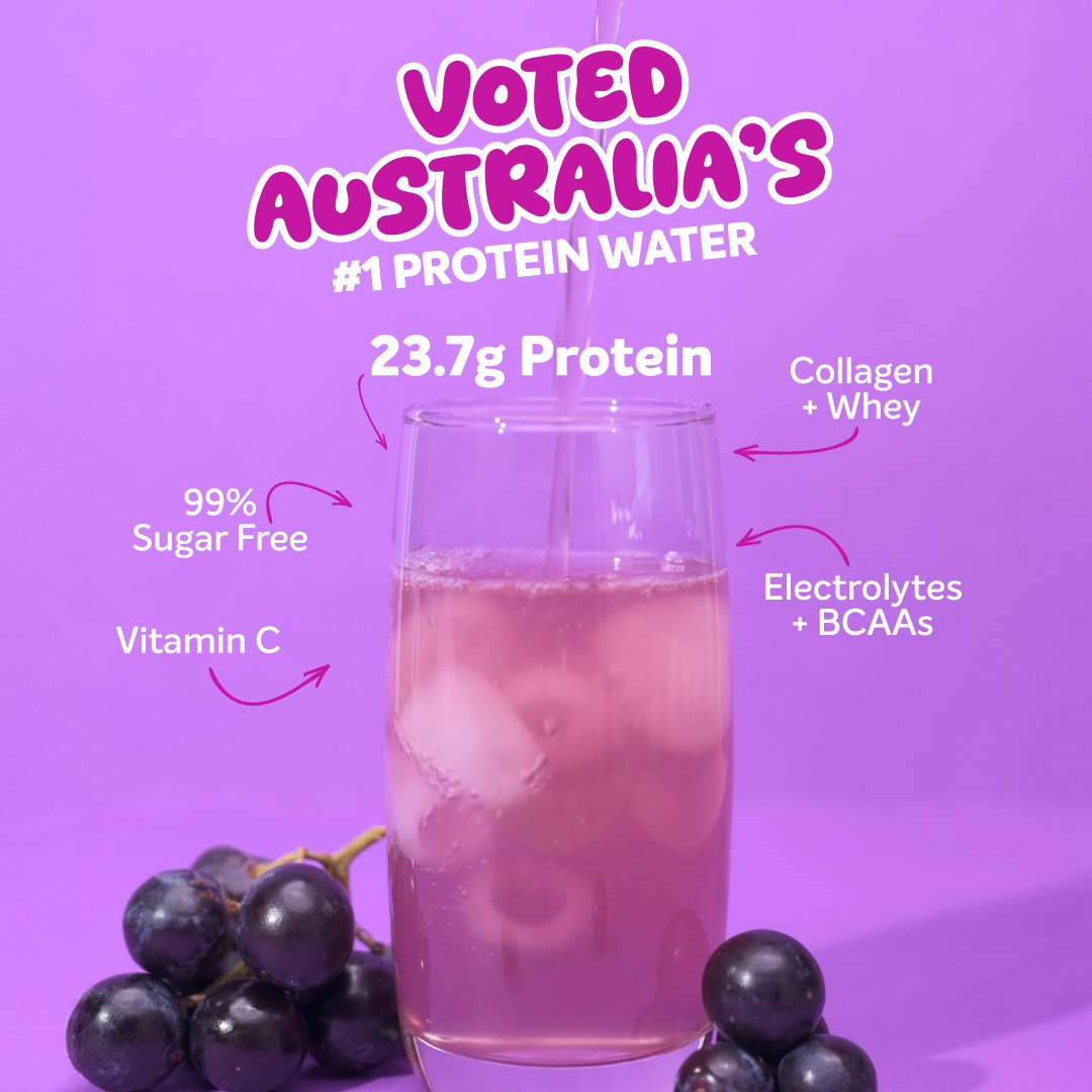PROTEIN WATER - Grape - 25 serves-Protein Waters-MNSUPPS0323-9359054001190-2-Muscle Nation