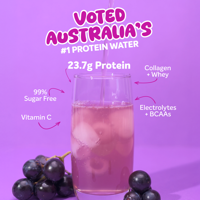 PROTEIN WATER - Grape - 25 serves-Protein Waters-MNSUPPS0323-9359054001190-2-Muscle Nation