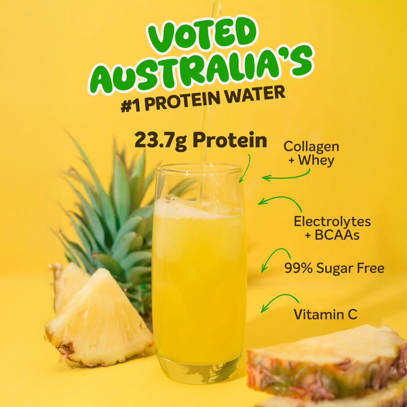 PROTEIN WATER - Pineapple - 25 serves-Protein Waters-MNSUPPS0330-9359054001282-2-Muscle Nation