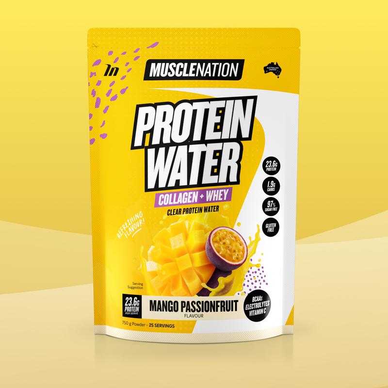 PROTEIN WATER - Mango Passionfruit - 25 serves-Protein Waters-MNSUPPS0211-9359054001213-1-Muscle Nation
