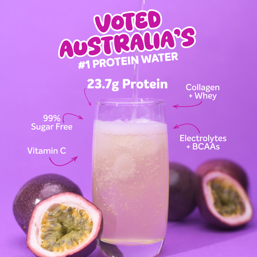 PROTEIN WATER - Passionfruit - 25 serves-Protein Waters-MNSUPPS0370-9359054002098-2-Muscle Nation