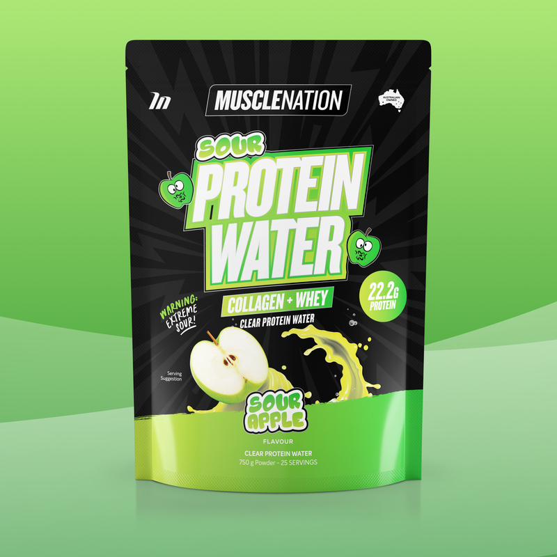 PROTEIN WATER - Sour Apple - 25 serves-Protein Waters-MNSUPPS0381-9359054002807-1-Muscle Nation
