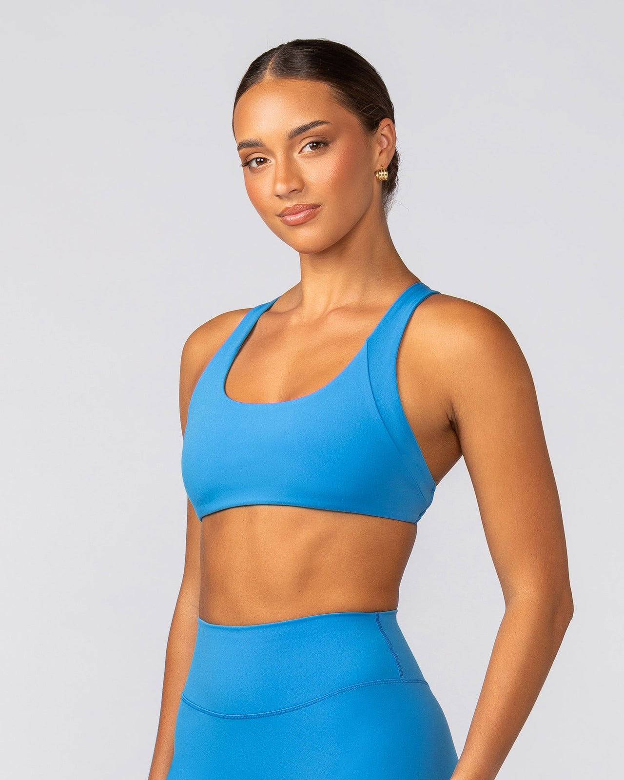 Rebel Bralette Azure Blue - Muscle Nation women's bralette, view 4