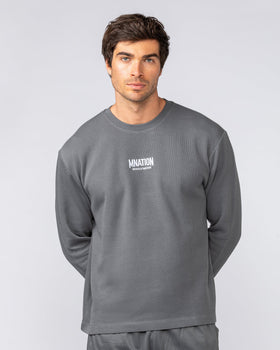 Rib Long Sleeve Tee - Tornado-Long Sleeve T-Shirts-XS-032516TRNDO-XS-MNAPPRL41309-1-Muscle Nation