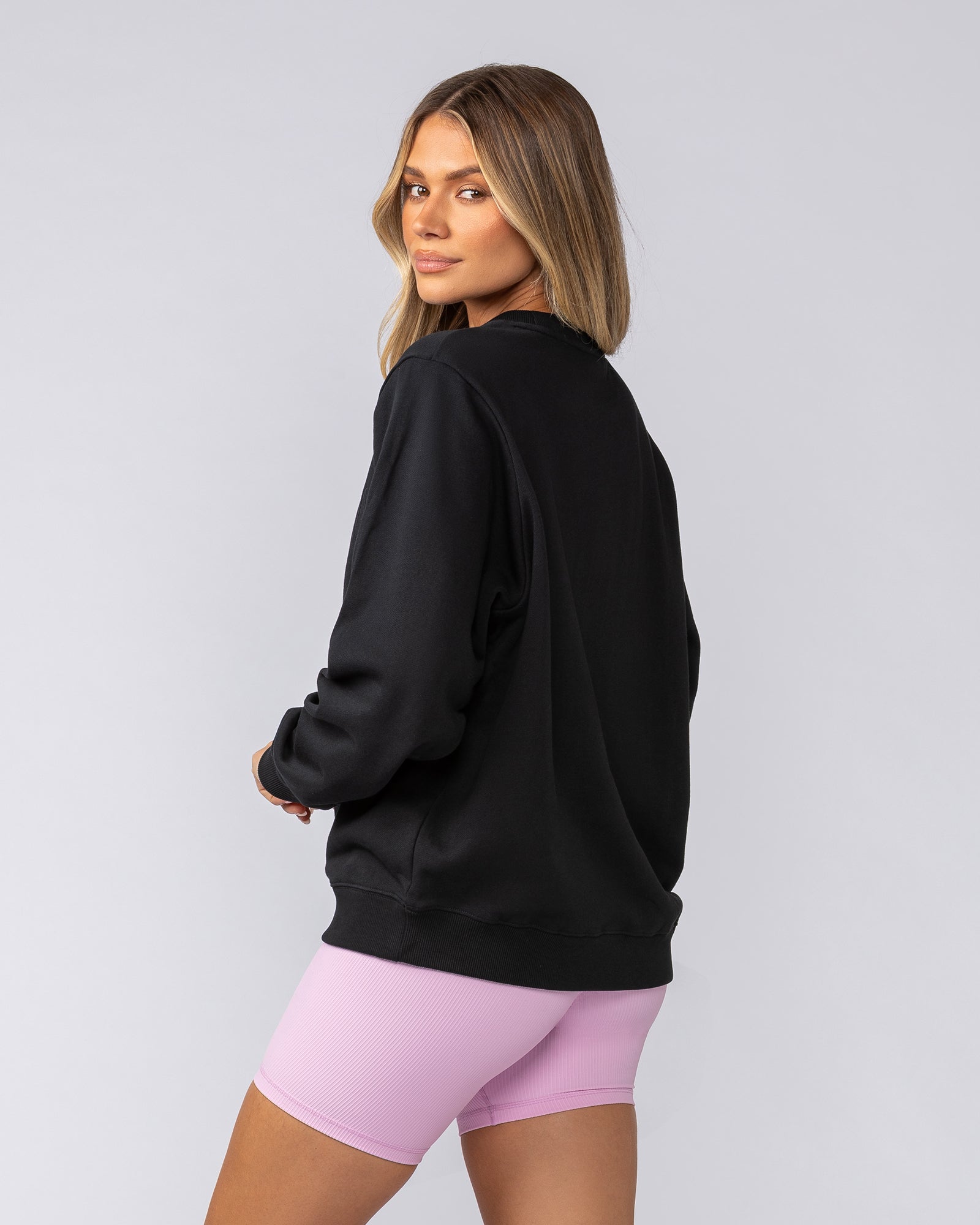 Scholar Relaxed Pullover - Black-Tops-XXS-052514BLK-XXS-MNAPPRL42709-5-Muscle Nation