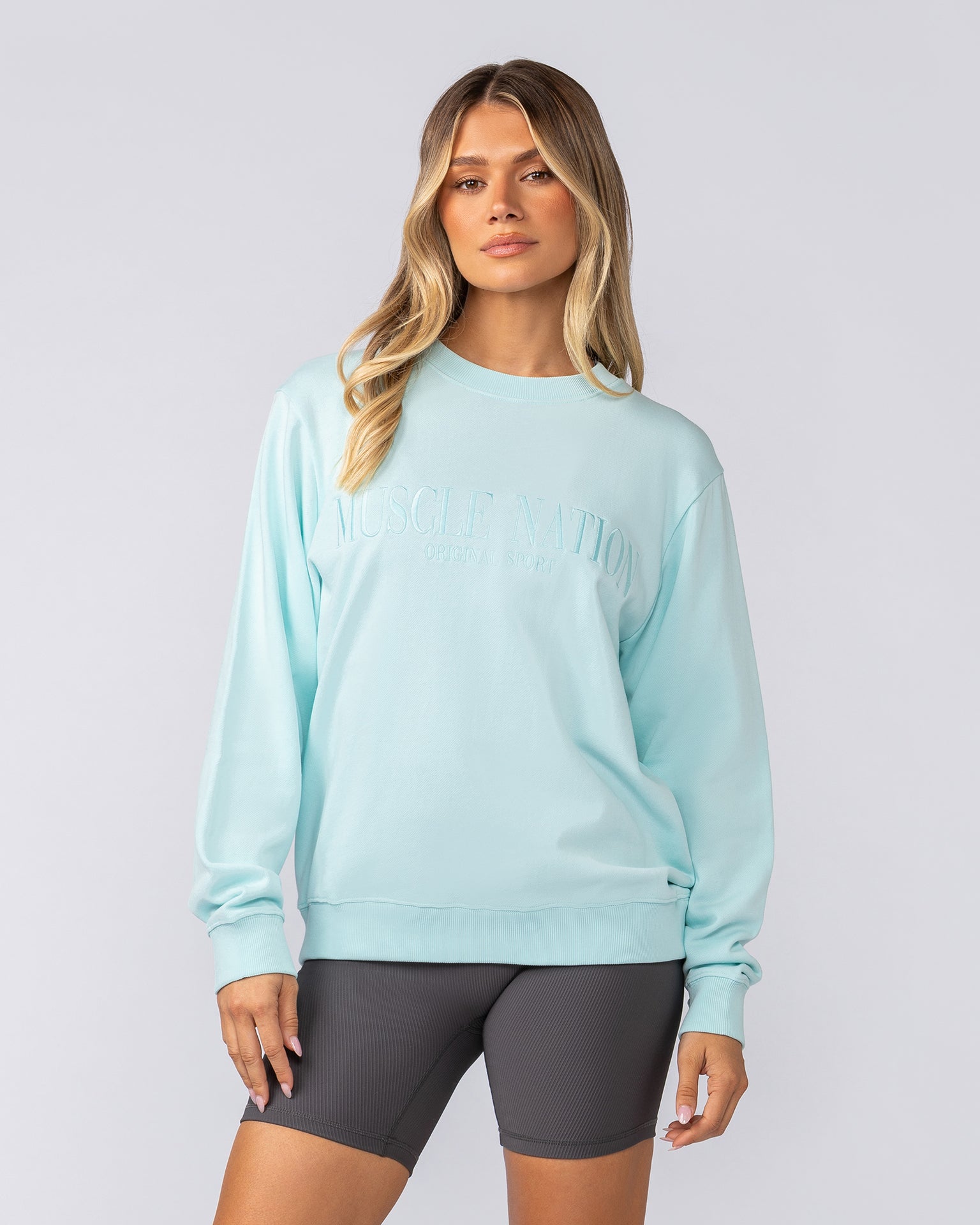 Scholar Relaxed Pullover - Salt Water-Tops-XXS-052514SWTR-XXS-MNAPPRL42700-2-Muscle Nation
