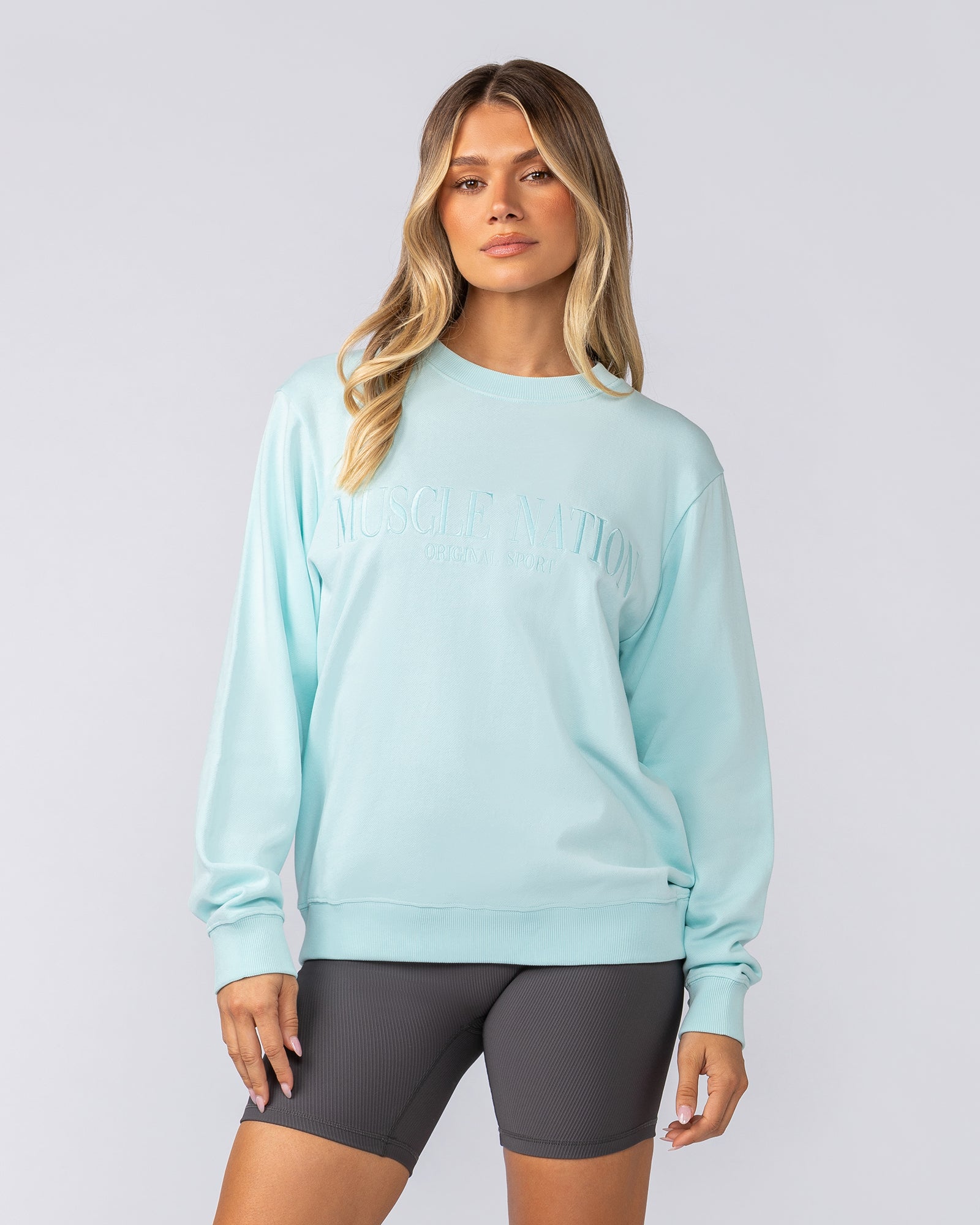 Scholar Relaxed Pullover - Salt Water-Tops-XXS-052514SWTR-XXS-MNAPPRL42700-2-Muscle Nation