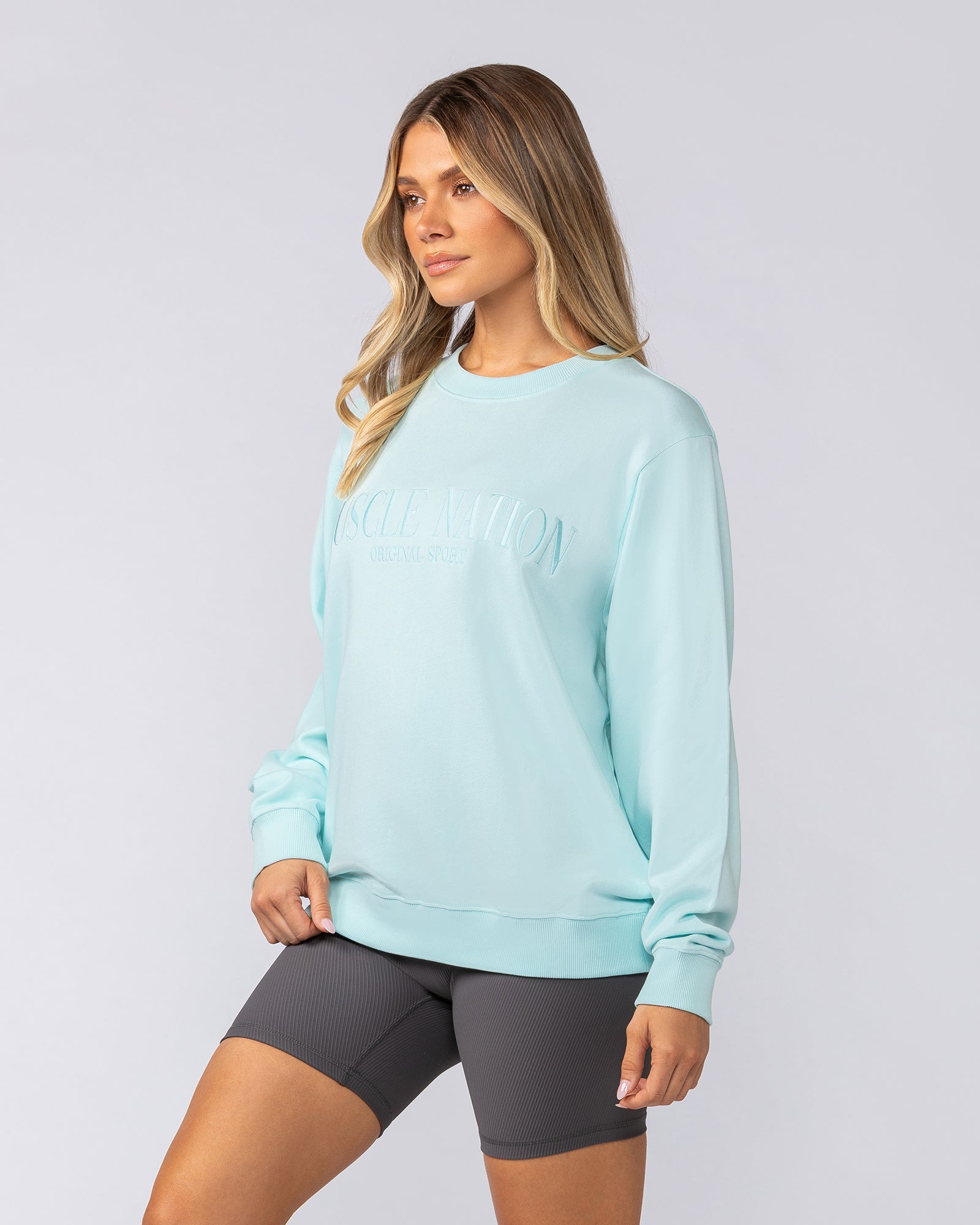 Scholar Relaxed Pullover - Salt Water-Tops-XXS-052514SWTR-XXS-MNAPPRL42700-3-Muscle Nation