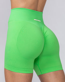 Sculpt Seamless Midway Shorts - Neon Apple-Shorts-XS-062423NEOAPPL-XS-MNAPPRL32695-1-Muscle Nation