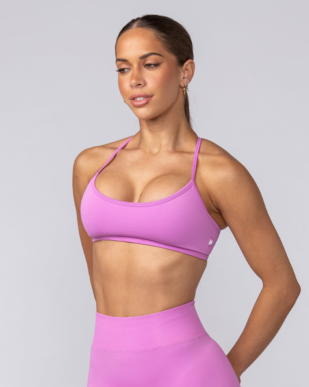 Sculpt Seamless Bralette Peony - Muscle Nation women's bralette, view 3