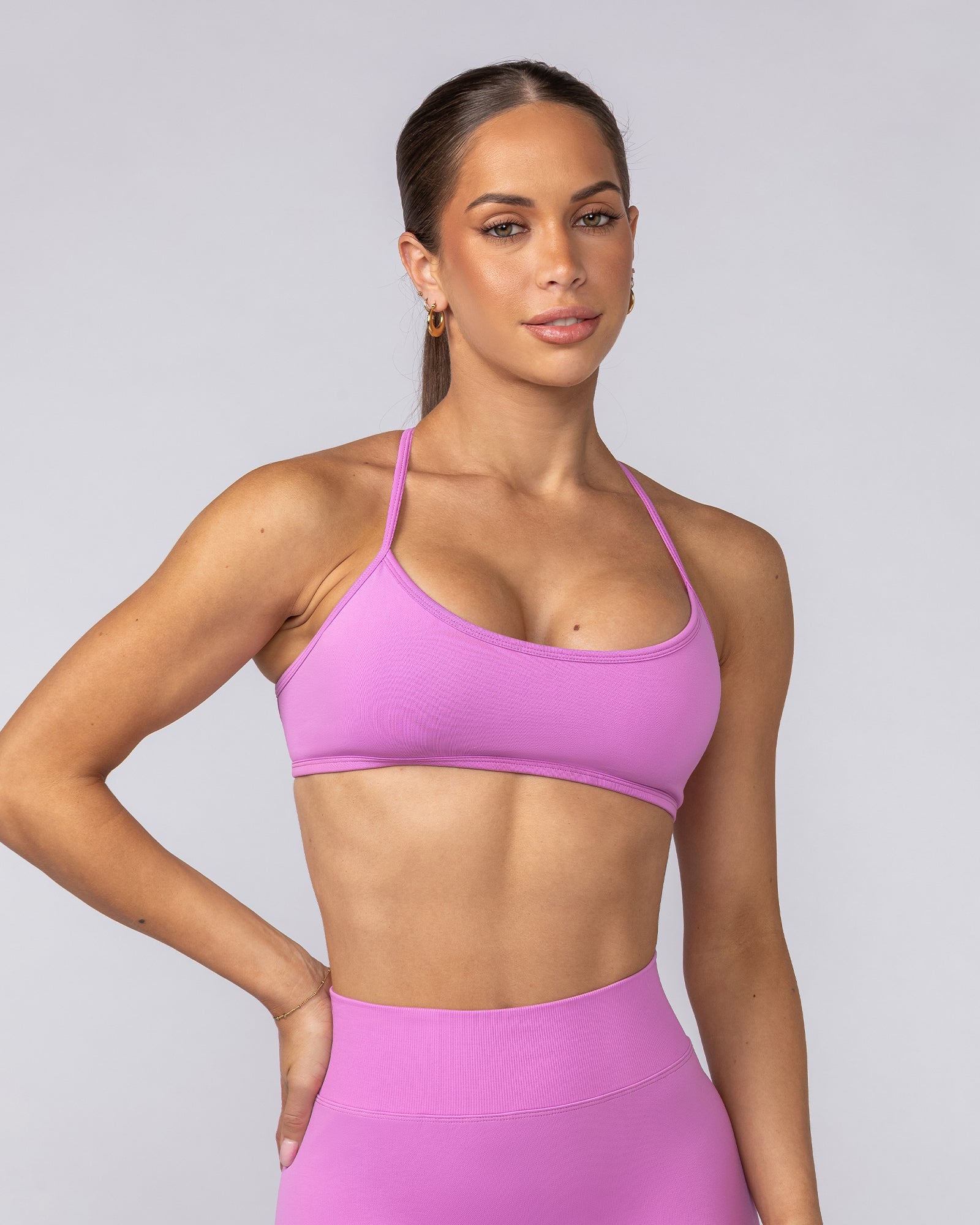 Sculpt Seamless Bralette Peony - Muscle Nation women's bralette
