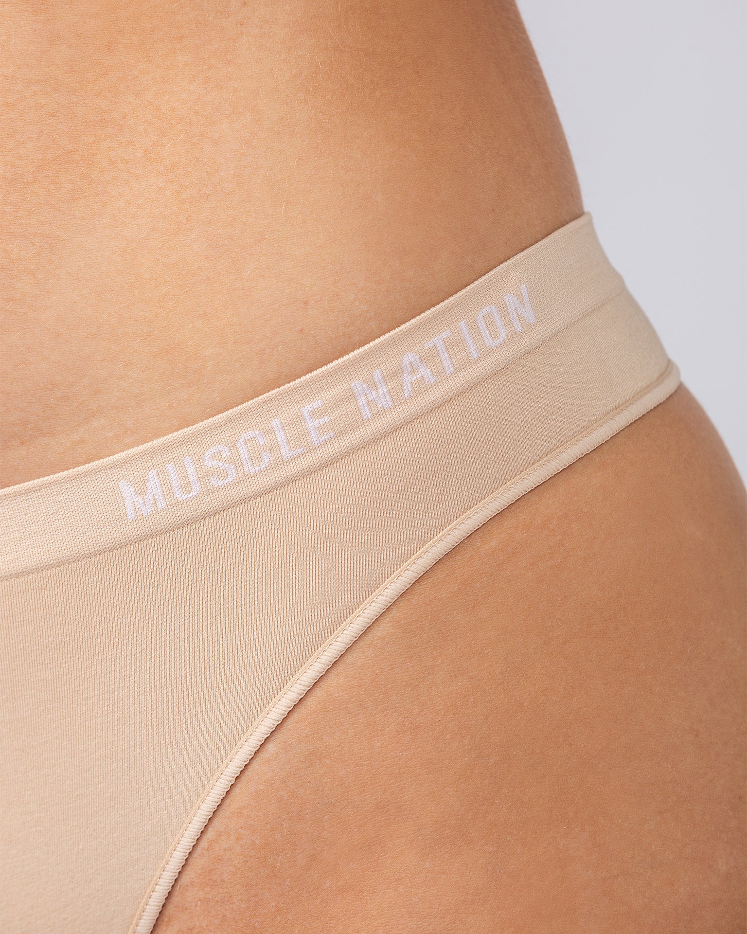 Seamless G-String - 1Pack - Beige-Underwear-XS-ACC022578BEIGE-XS-MNAPPRL43562-4-Muscle Nation
