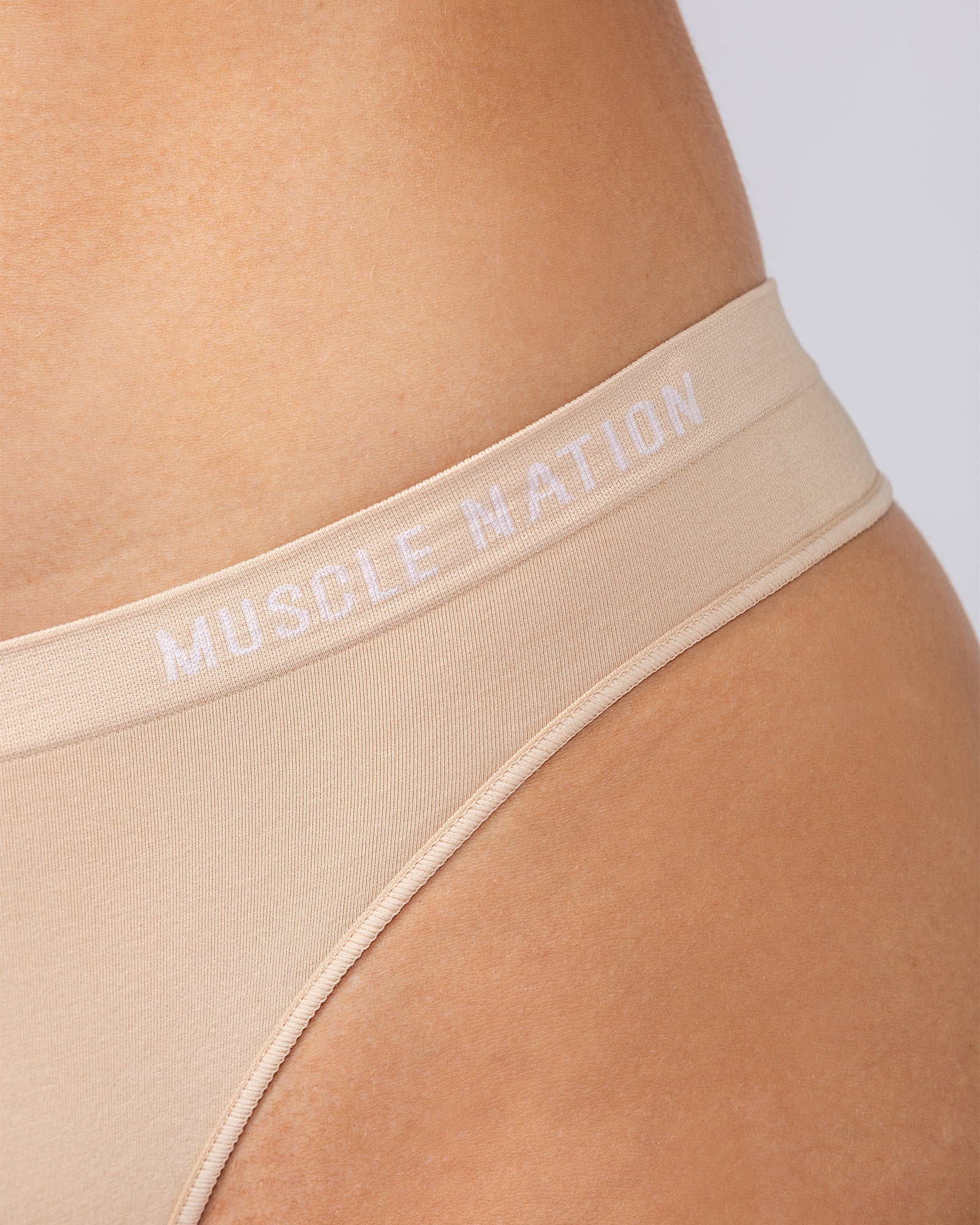 Seamless G-String - 1Pack - Beige-Underwear-XS-ACC022578BEIGE-XS-MNAPPRL43562-4-Muscle Nation