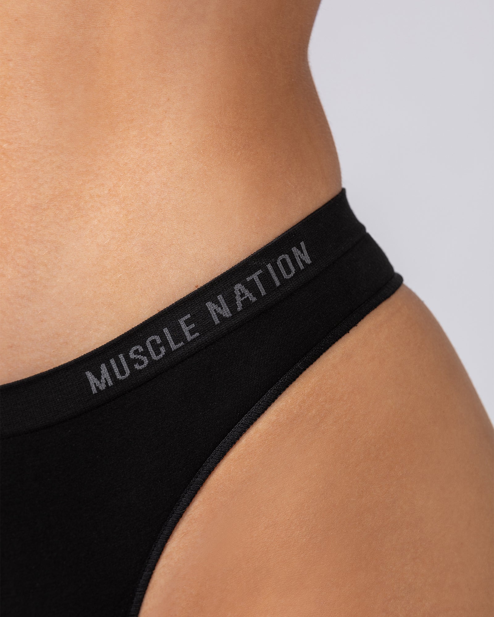 Seamless G-String - 1Pack - Black-Underwear-XS-ACC022578BLK-XS-MNAPPRL43571-4-Muscle Nation