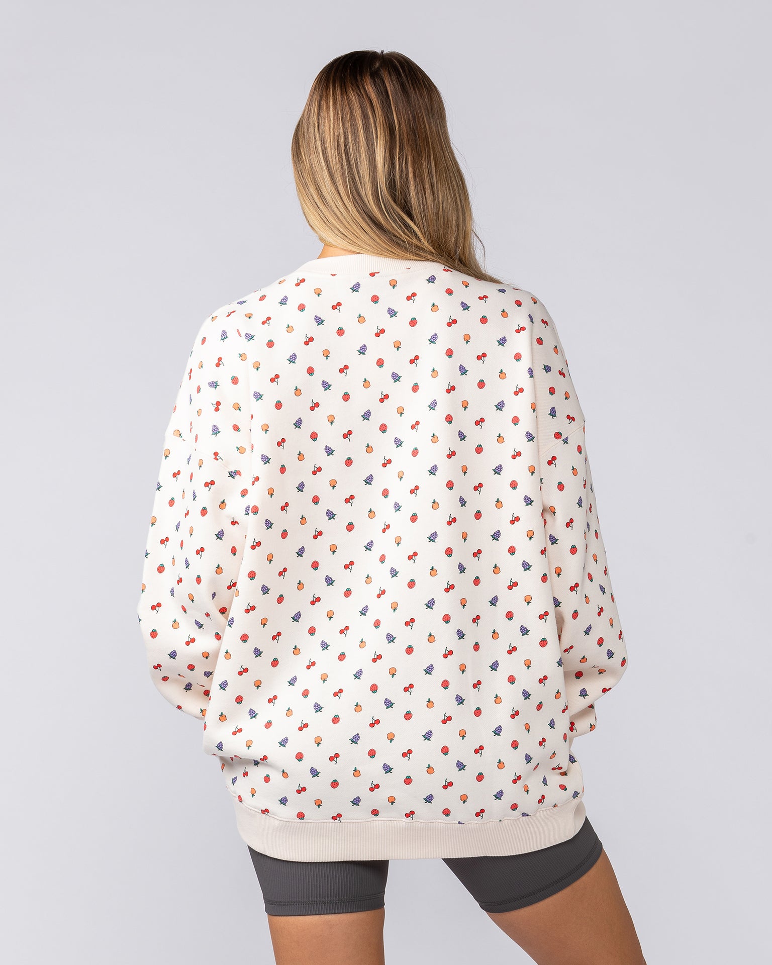 Smoothie Oversized Pullover - Smoothie Print-Tops-XXS-052513SMP-XXS-MNAPPRL42682-5-Muscle Nation