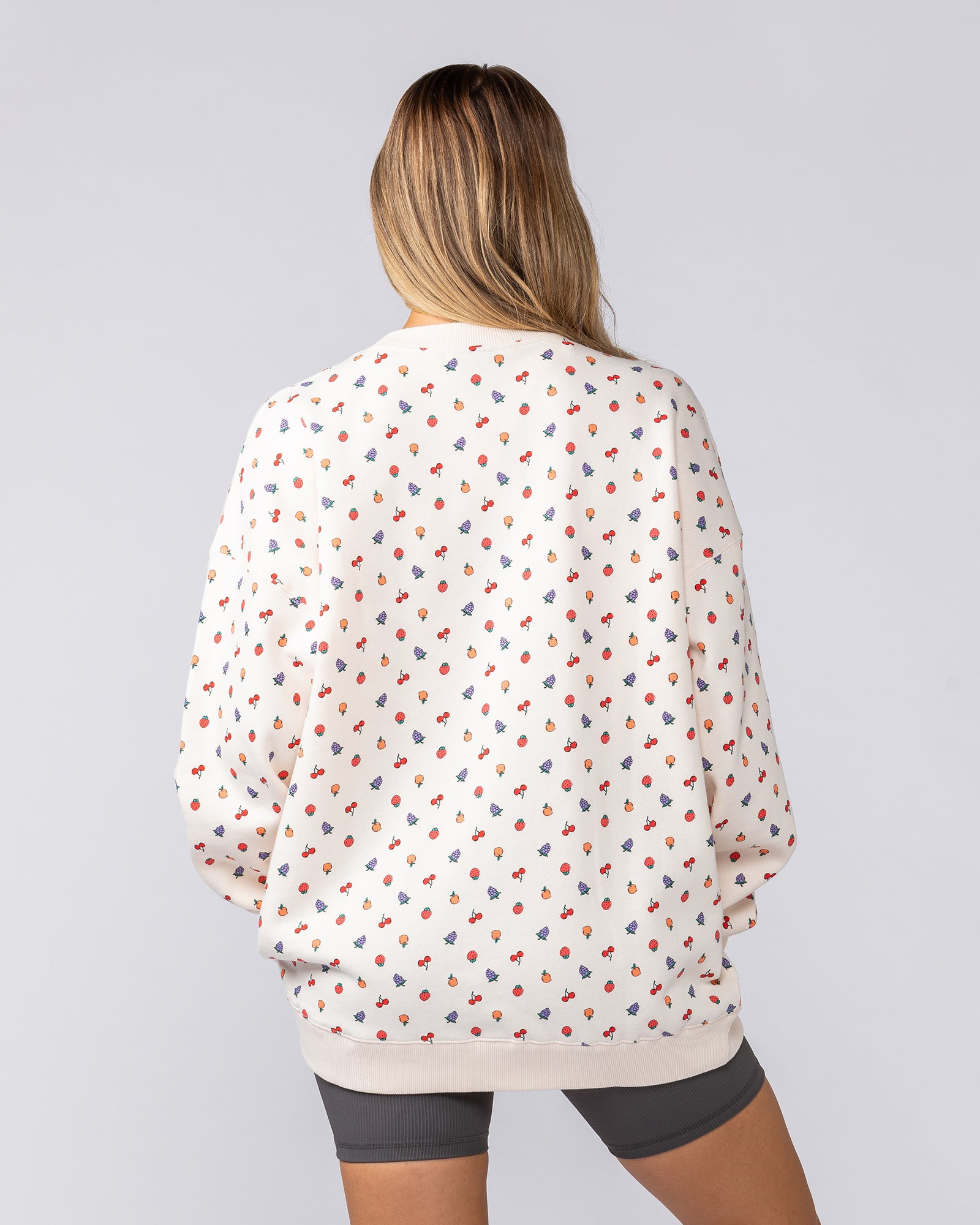 Smoothie Oversized Pullover - Smoothie Print-Tops-XXS-052513SMP-XXS-MNAPPRL42682-5-Muscle Nation