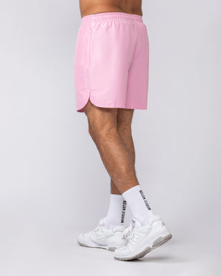 Standard Shorts Shell Pink - Muscle Nation men's gym shorts, view 2