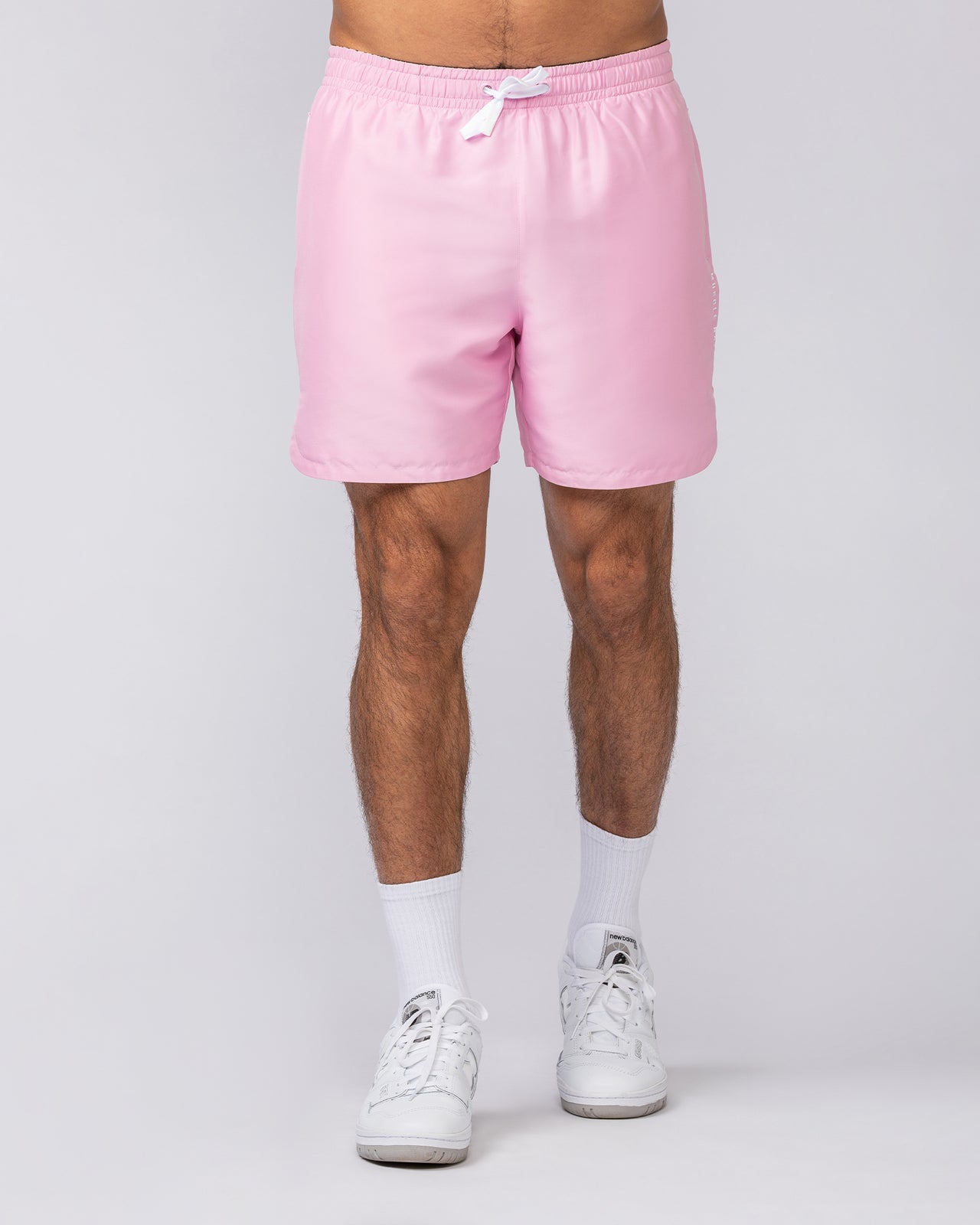 Standard Shorts Shell Pink - Muscle Nation men's gym shorts, view 3