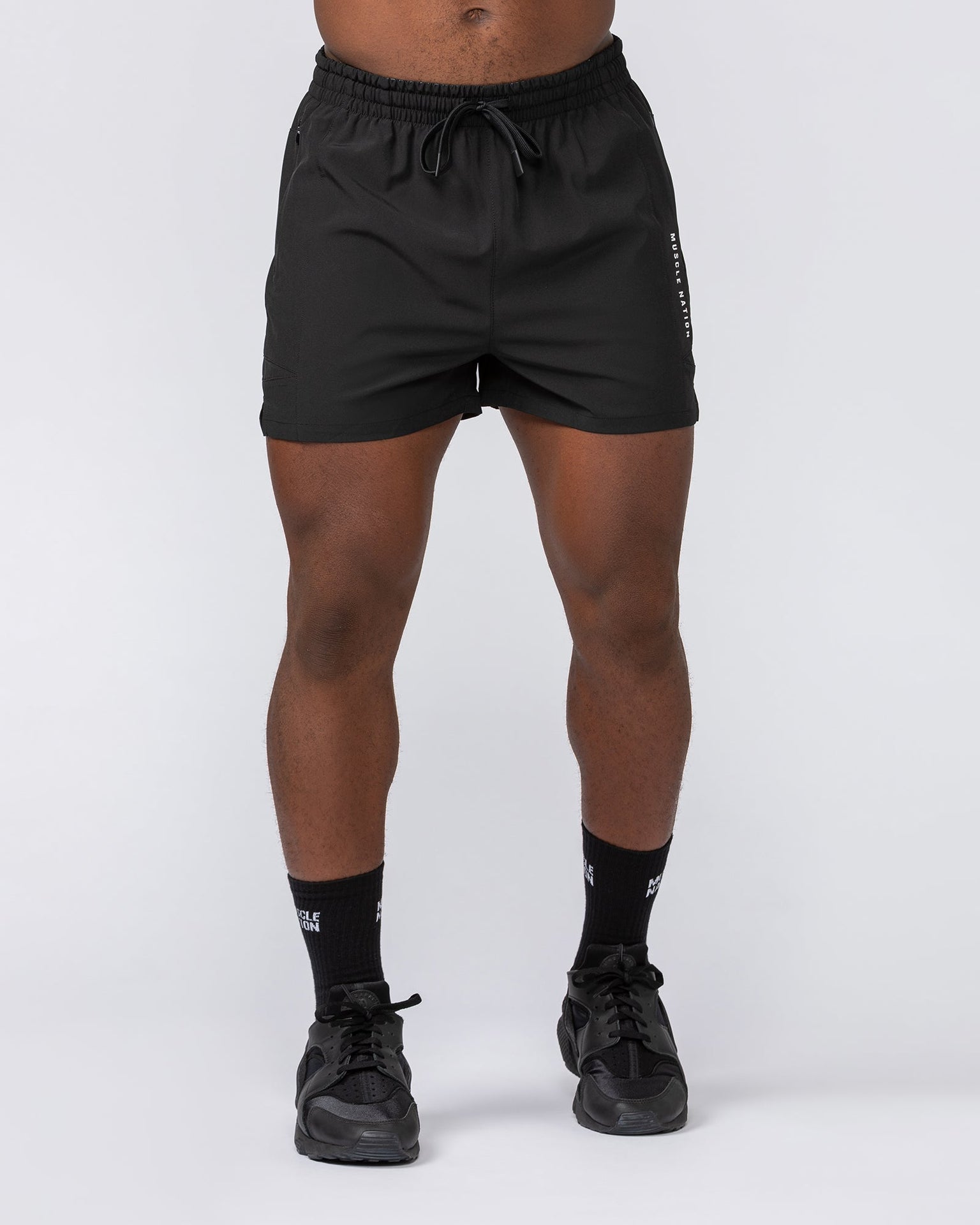 Streamline Training 3" Shorts - Black-Shorts-XS-072310BLK-XS-MNAPPRL48018-3-Muscle Nation