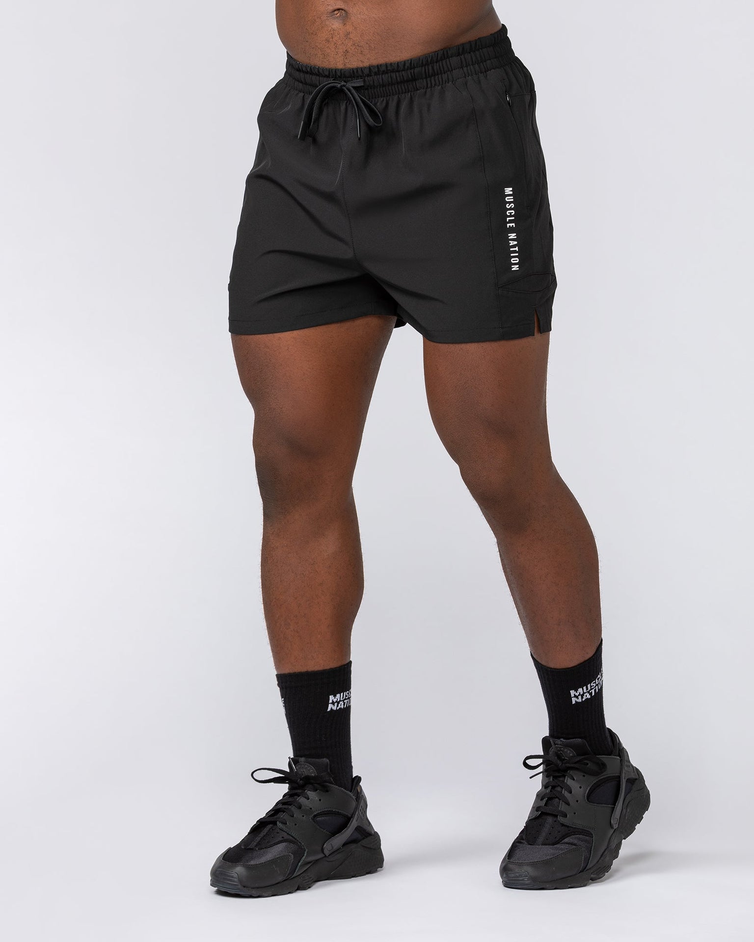 Streamline Training 3" Shorts - Black-Shorts-XS-072310BLK-XS-MNAPPRL48018-4-Muscle Nation