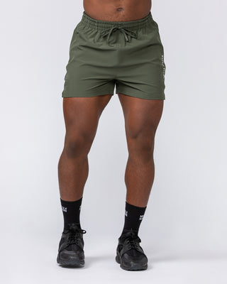 Streamline Training 3" Shorts - Dark Khaki-Shorts-S-072310DKHAKI-S-MNAPPRL25478-2-Muscle Nation