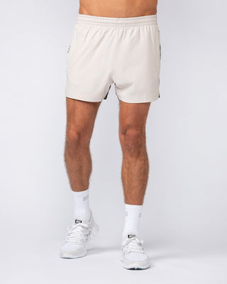Stride 3.5" Shorts - Cream / Dark Khaki-Shorts-S-042515CRMDKH-S-MNAPPRL41929-2-Muscle Nation