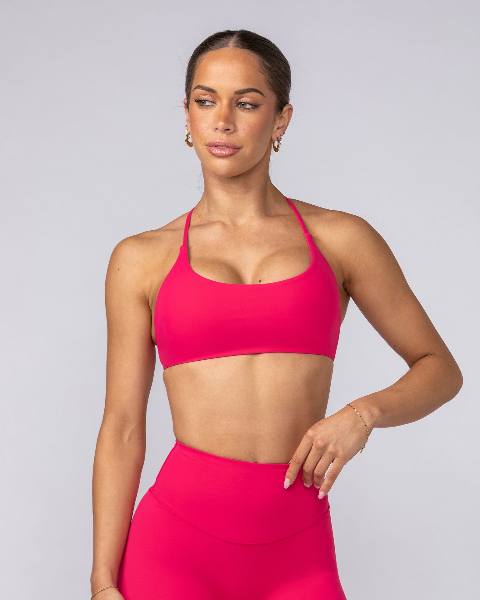 Strike Aura Bralette - Cherry Crimson-Bralettes-XXS-092531CHYCRM-XXS-MNAPPRL44376-1-Muscle Nation