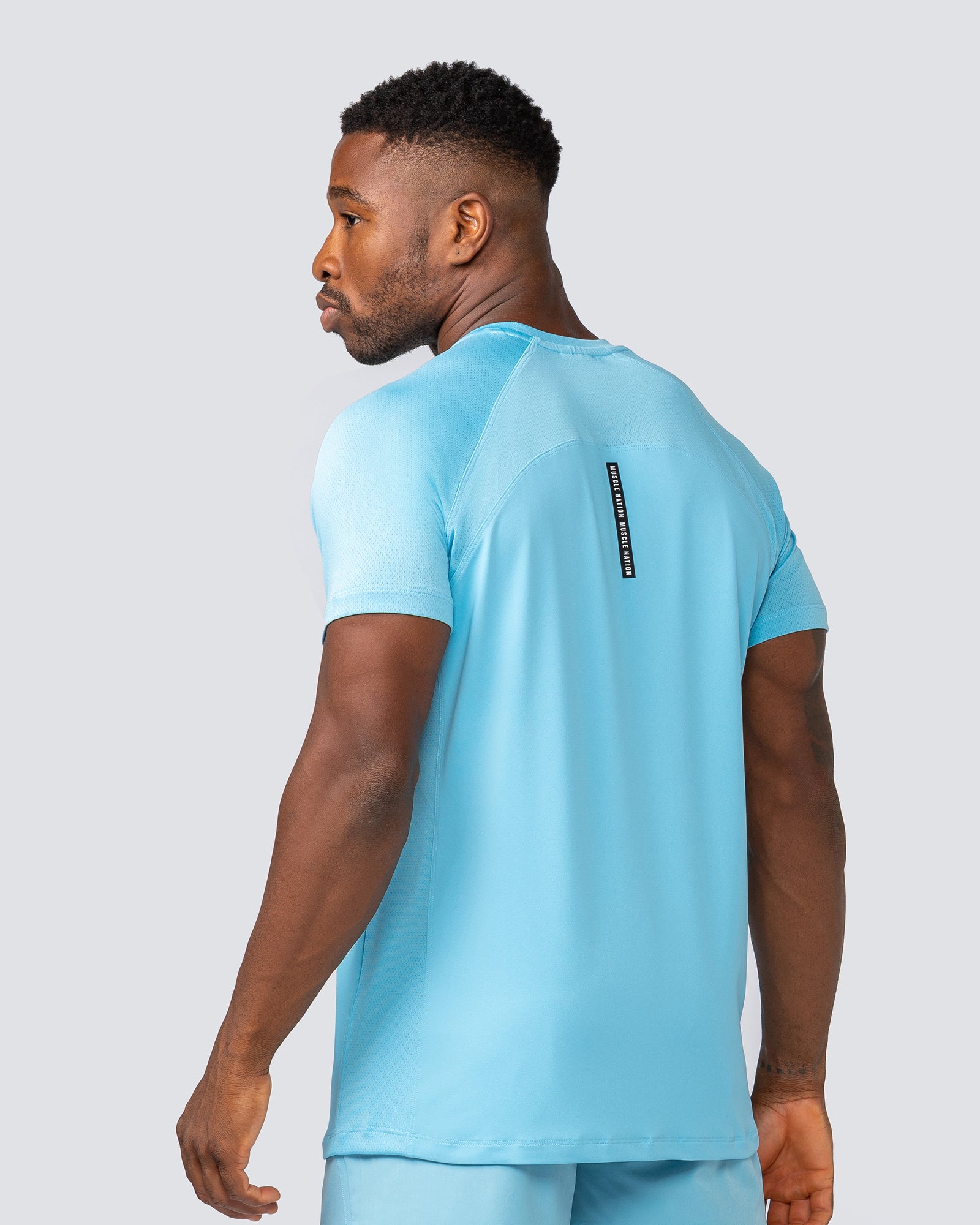 Ventilation Tee - Light Blue-T-Shirts-S-032530LTBL-S-MNAPPRL41118-3-Muscle Nation