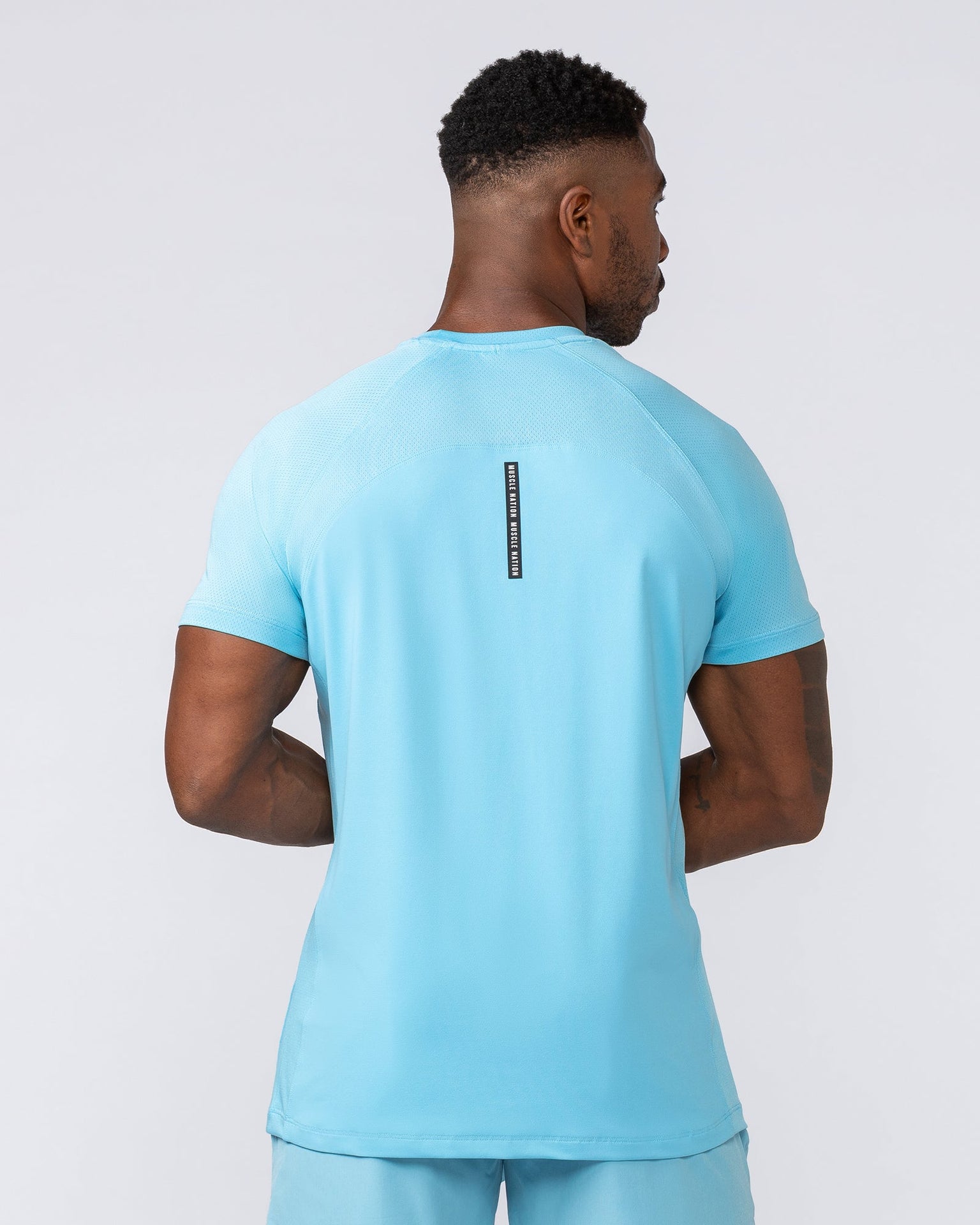Ventilation Tee - Light Blue-T-Shirts-S-032530LTBL-S-MNAPPRL41118-4-Muscle Nation