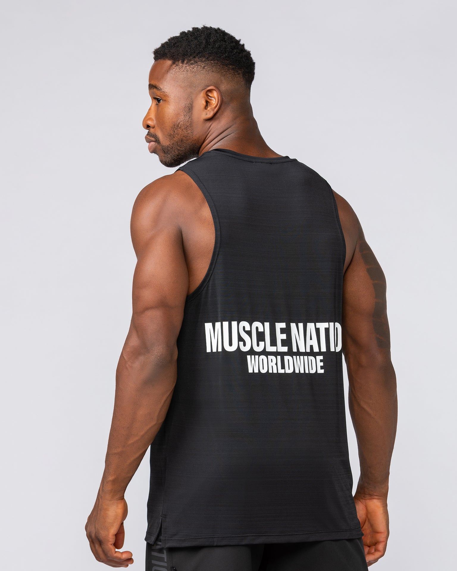 Worldwide Active Tank - Black-Singlets & Tanks-S-022436BLK-S-MNAPPRL29684-4-Muscle Nation