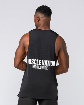 Worldwide Active Tank - Black-Singlets & Tanks-S-022436BLK-S-MNAPPRL29684-1-Muscle Nation
