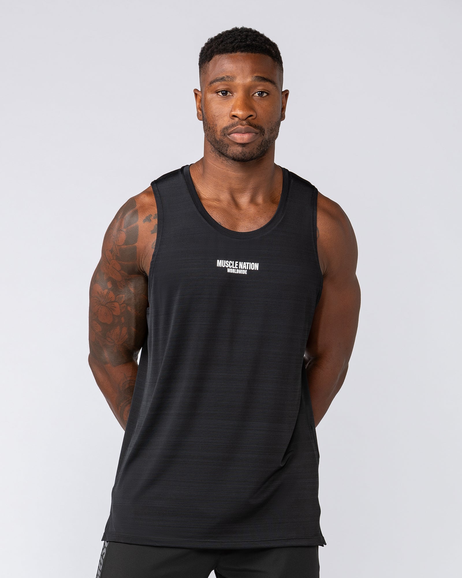 Worldwide Active Tank - Black-Singlets & Tanks-S-022436BLK-S-MNAPPRL29684-2-Muscle Nation