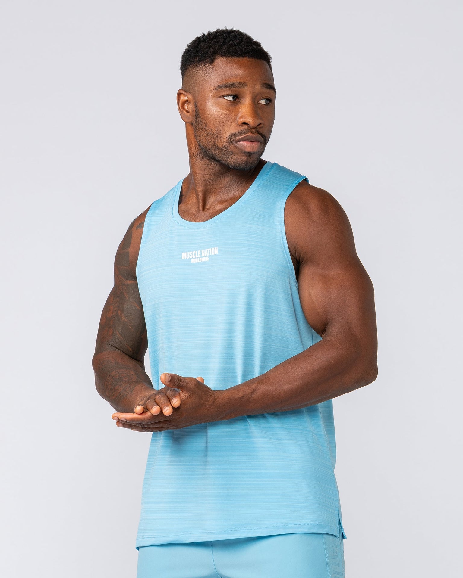 Worldwide Active Tank - Light Blue-Singlets & Tanks-S-032532LTBL-S-MNAPPRL41132-2-Muscle Nation