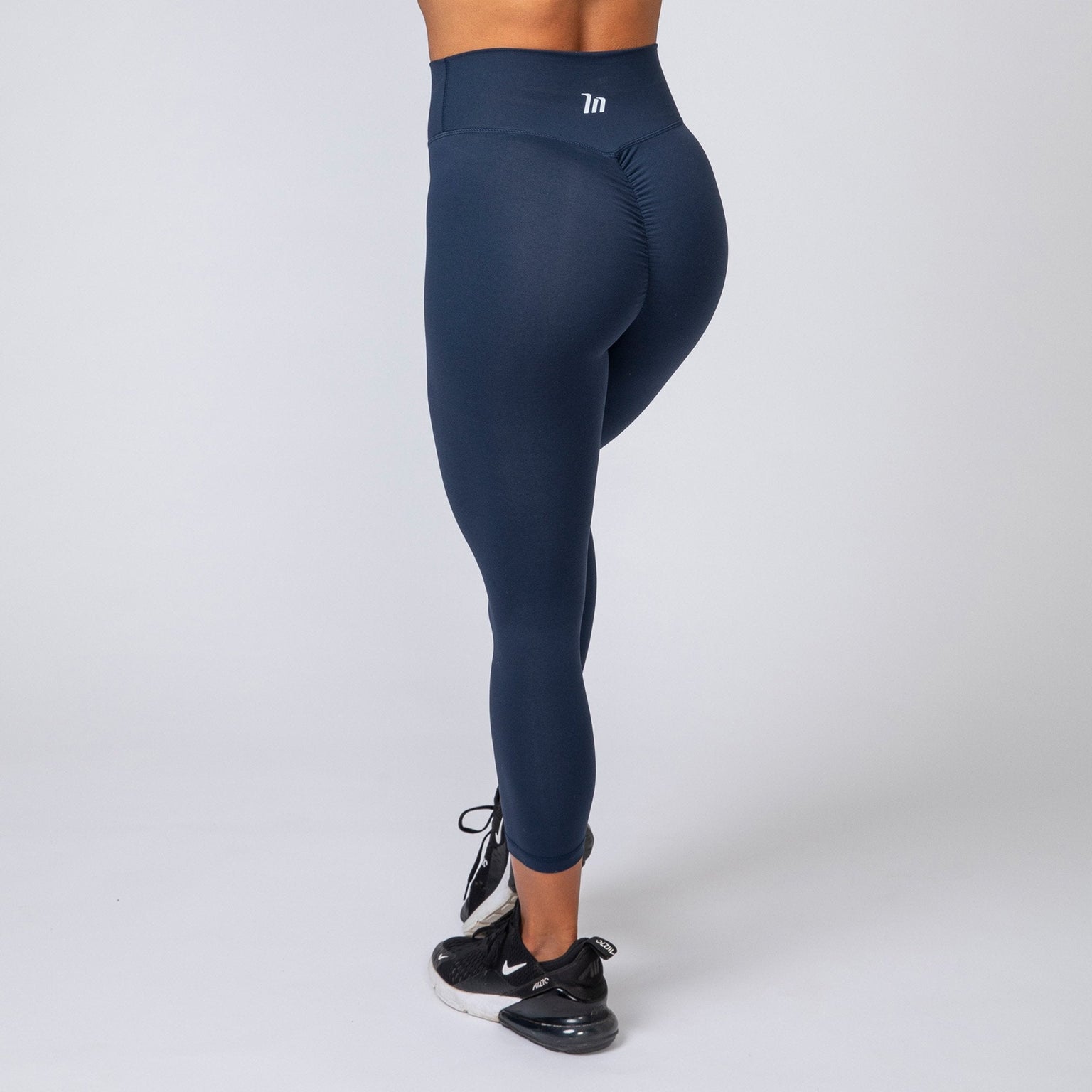 Signature Scrunch 7/8 Leggings - Navy-Leggings-XXS-MNAPPRL9830-MNAPPRL9830-1-Muscle Nation