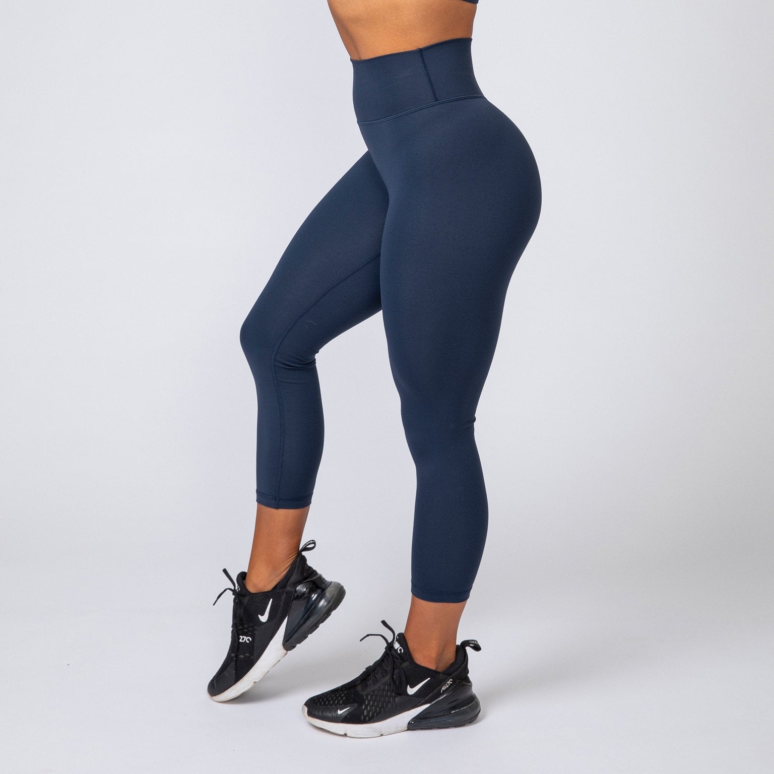 Signature Scrunch 7/8 Leggings - Navy-Leggings-XXS-MNAPPRL9830-MNAPPRL9830-4-Muscle Nation
