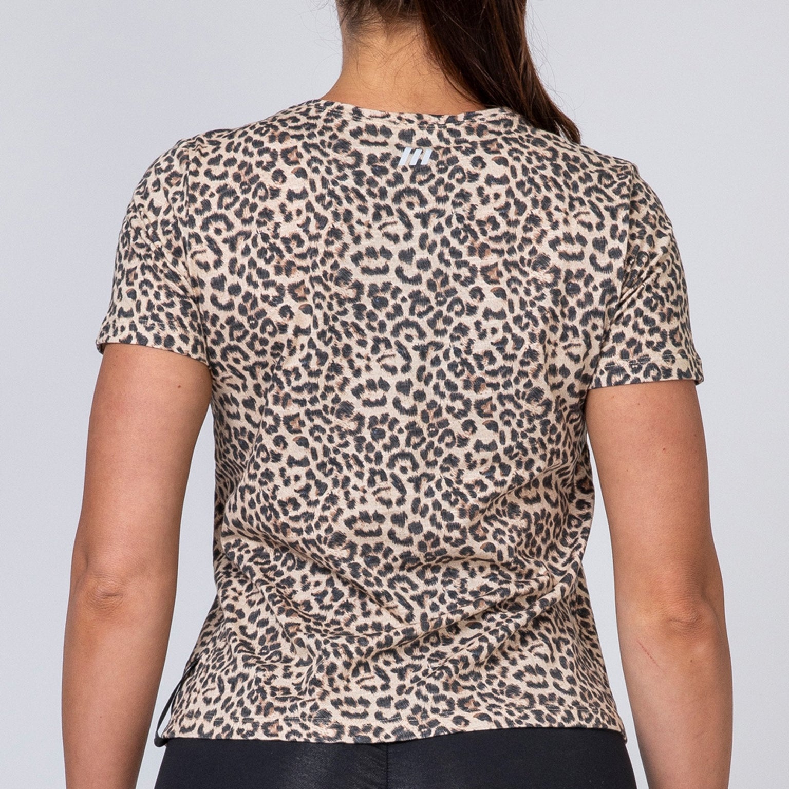 Classic Womens Tee - Yellow Leopard-Tops-XS-MNAPPRL6309-MNAPPRL6309-2-Muscle Nation