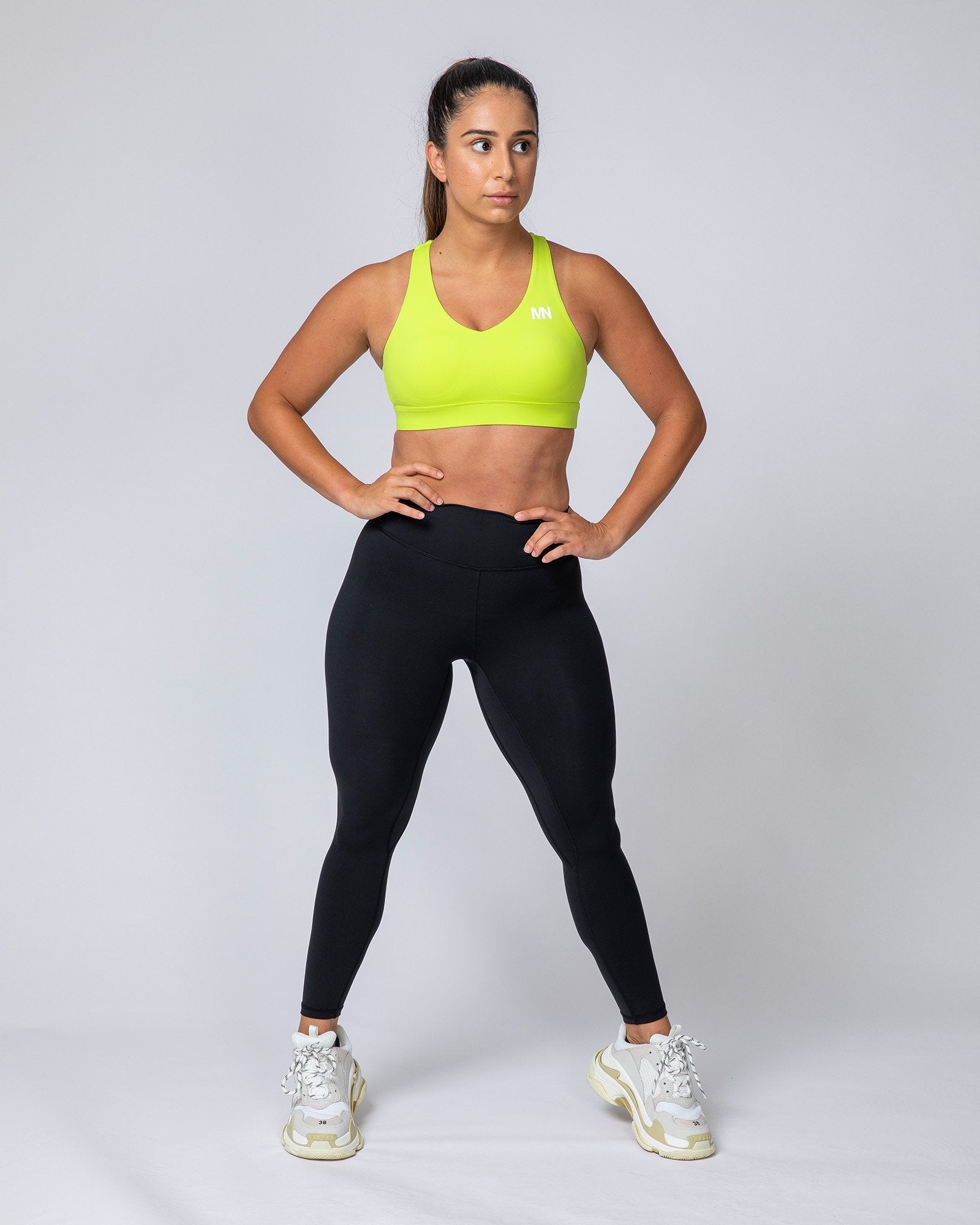 Comfort Bra - Acid Lime-Sports Bras-XS-MNAPPRL8986-MNAPPRL8986-10-Muscle Nation