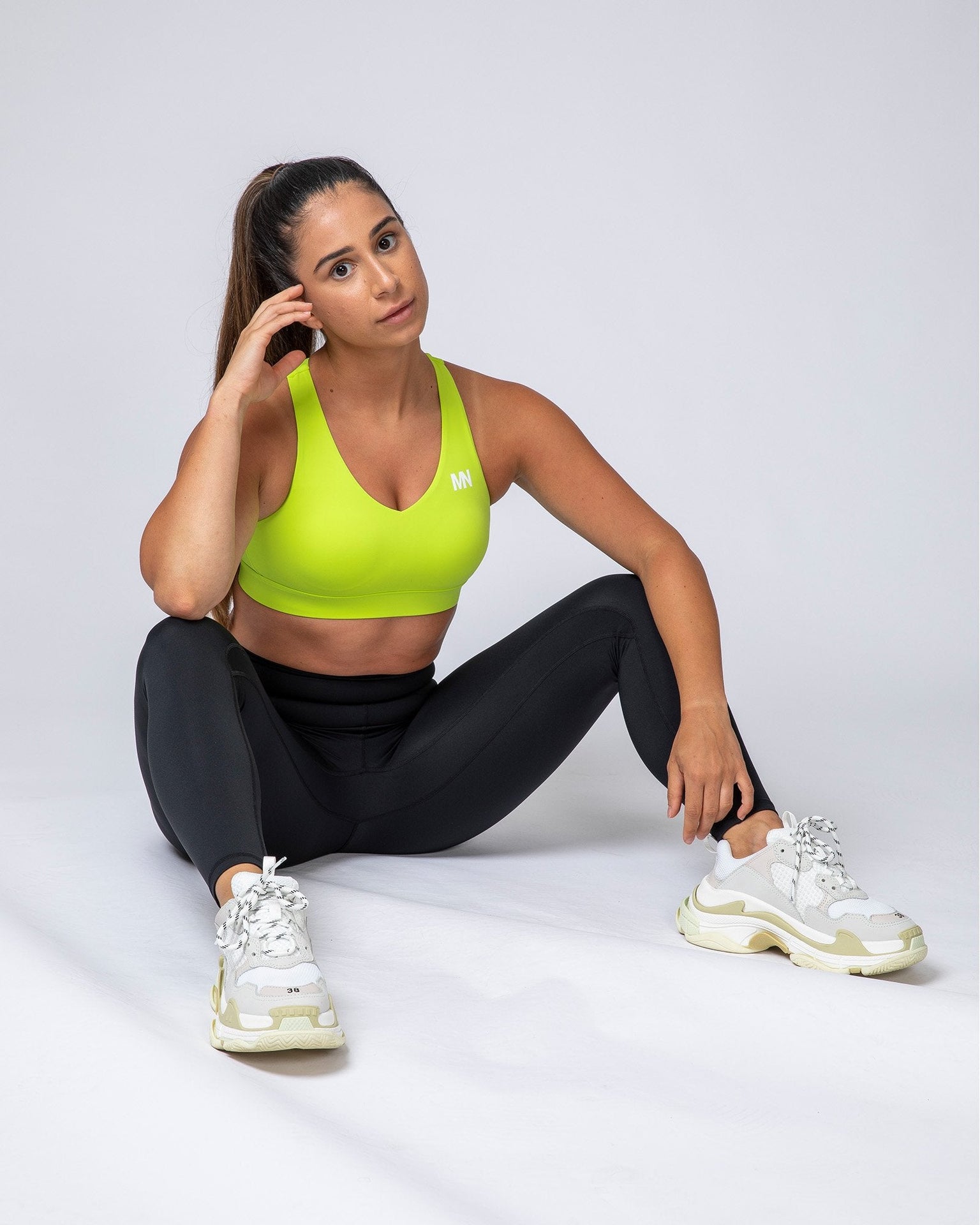 Comfort Bra - Acid Lime-Sports Bras-XS-MNAPPRL8986-MNAPPRL8986-2-Muscle Nation