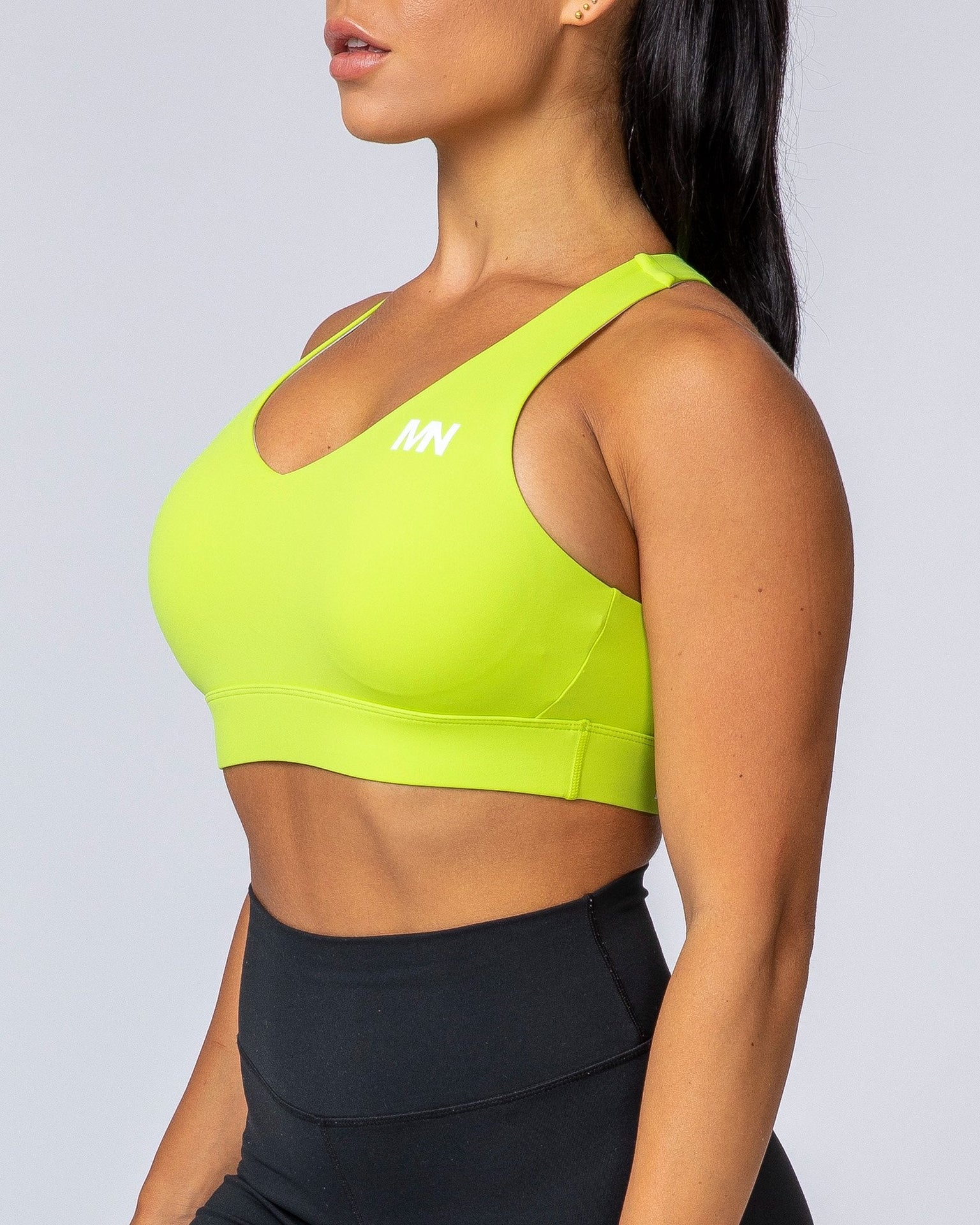 Comfort Bra - Acid Lime-Sports Bras-XS-MNAPPRL8986-MNAPPRL8986-4-Muscle Nation