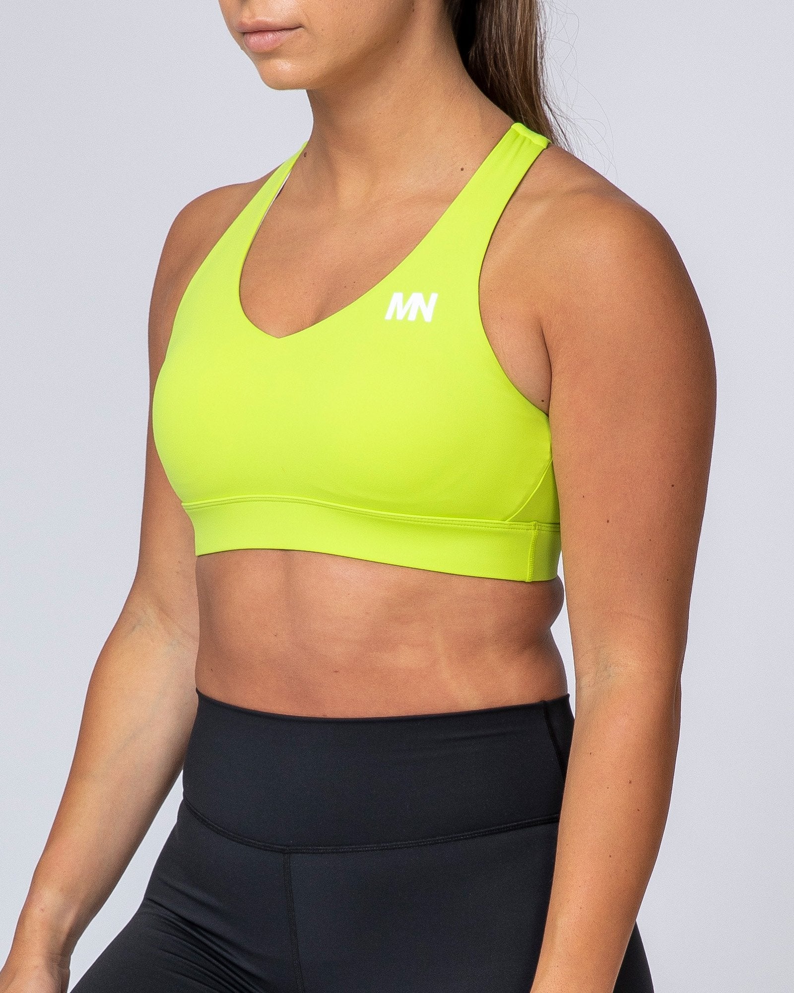 Comfort Bra - Acid Lime-Sports Bras-XS-MNAPPRL8986-MNAPPRL8986-5-Muscle Nation