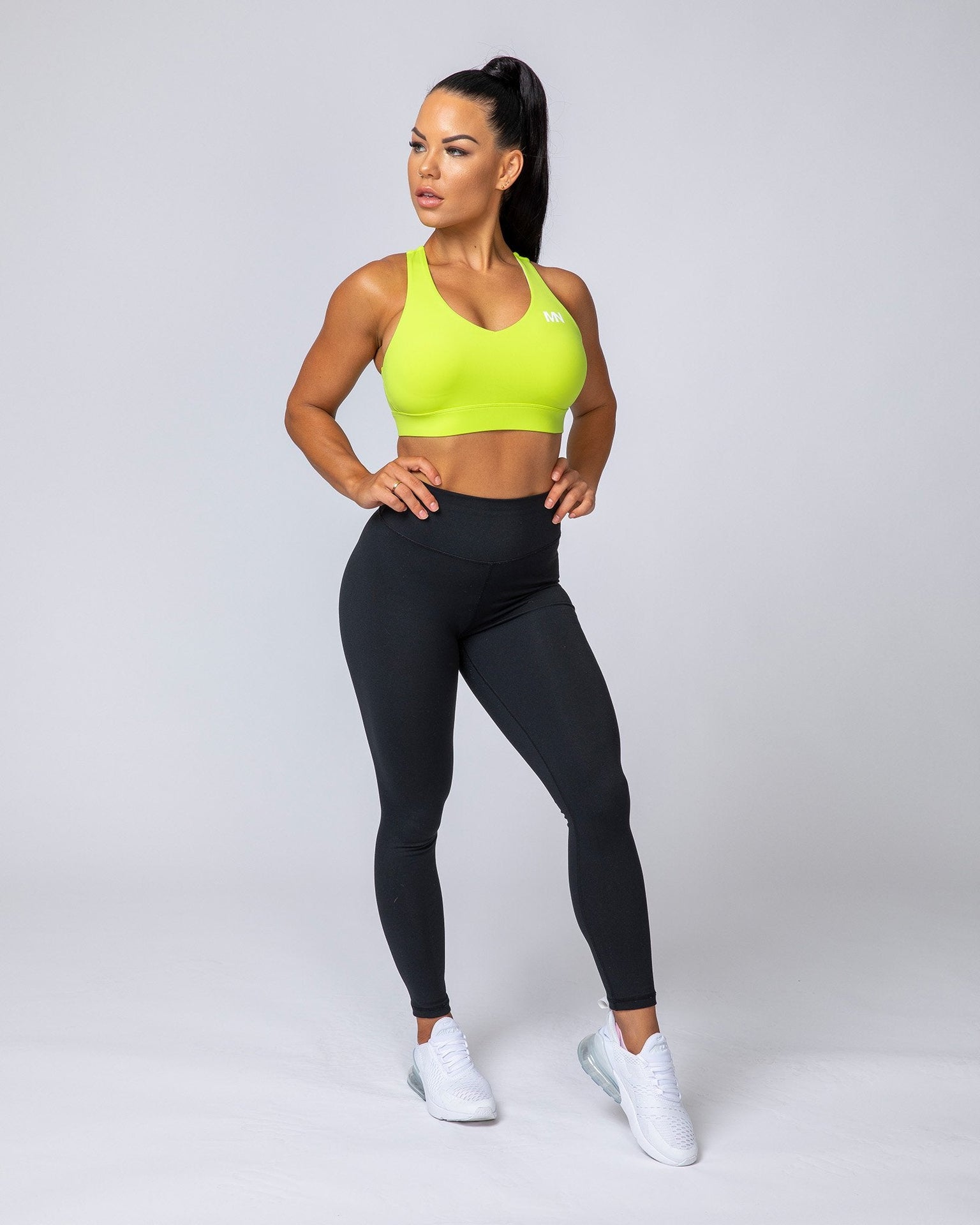 Comfort Bra - Acid Lime-Sports Bras-XS-MNAPPRL8986-MNAPPRL8986-8-Muscle Nation