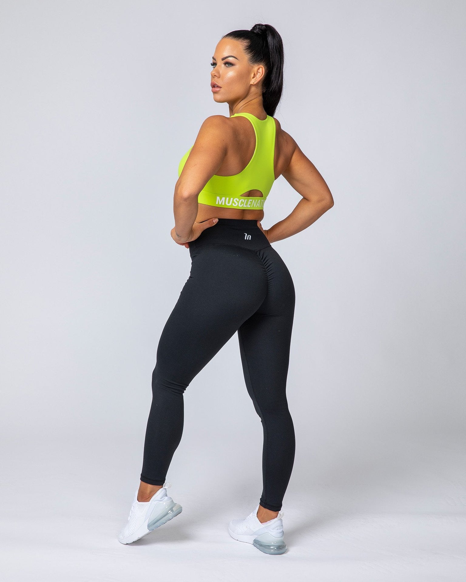 Comfort Bra - Acid Lime-Sports Bras-XS-MNAPPRL8986-MNAPPRL8986-9-Muscle Nation