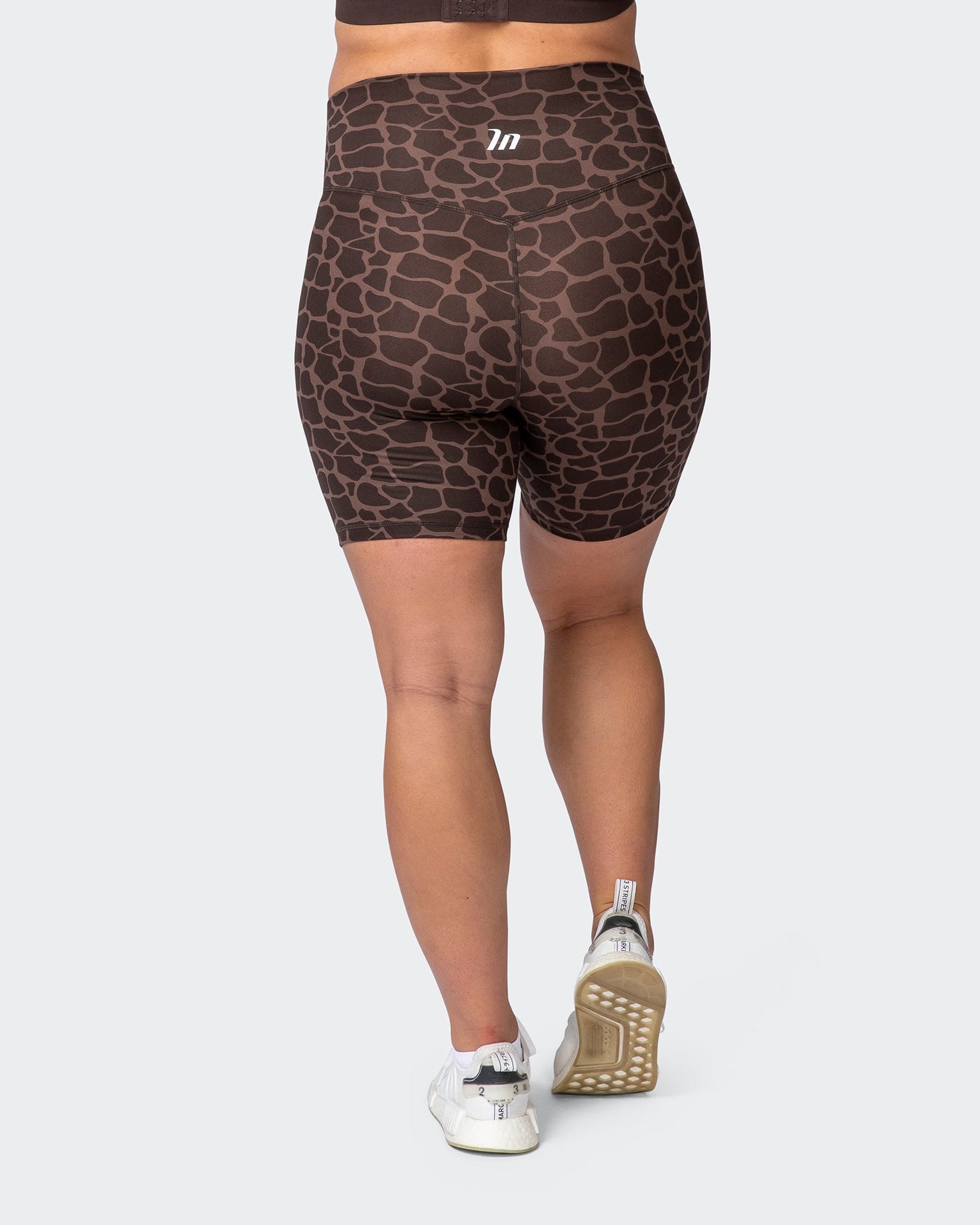 Maternity Everyday Bike Short - Tonal Giraffe Print-Shorts-XS-032214TNLGIR-XS-MNAPPRL13842-7-Muscle Nation