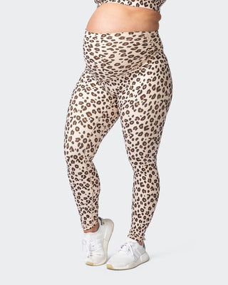 Maternity Everyday Leggings - Cheetah Print-Leggings-XS-032215CHET-XS-MNAPPRL13890-1-Muscle Nation